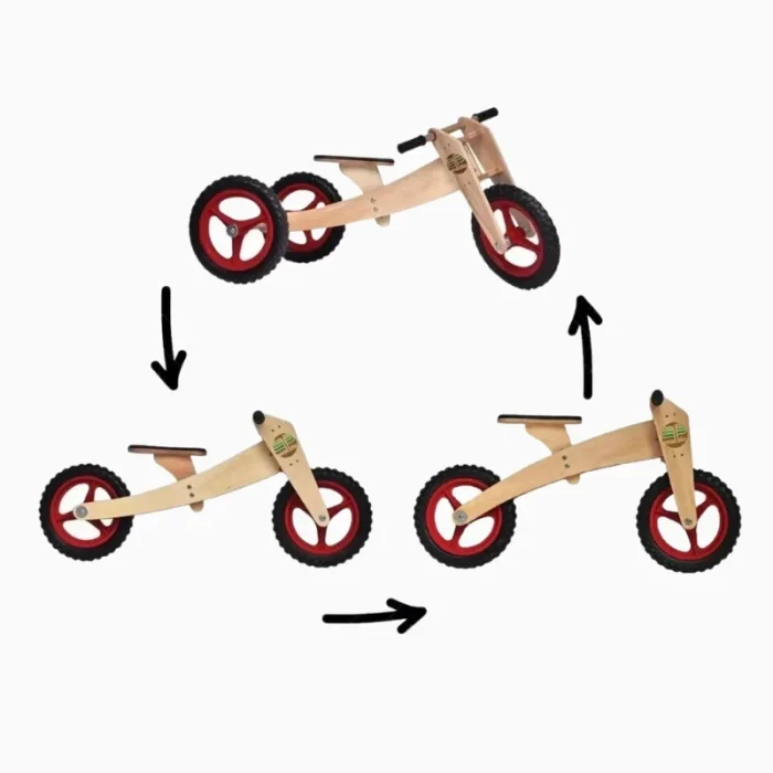 Bicicleta de Madeira Woodbike 3 em 1 Camara - Imagem 1