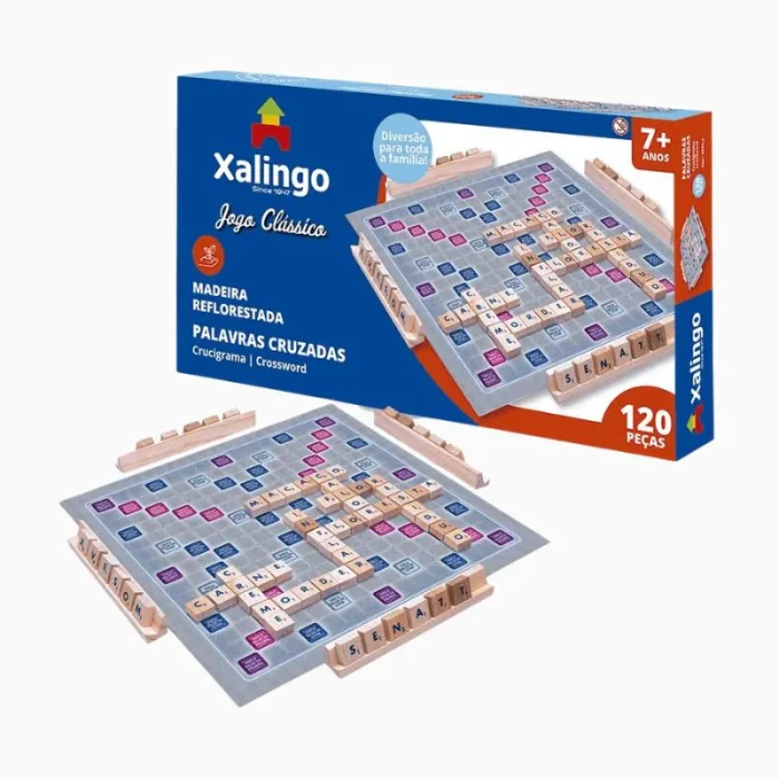 Jogo Palavras Cruzadas 120PÇS Xalingo - Imagem 6