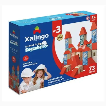 Brincando De Engenheiro N°3 73PÇS Xalingo