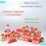 Brincando de Engenheiro Blocos de Montar 120PÇS Xalingo - Imagem 2