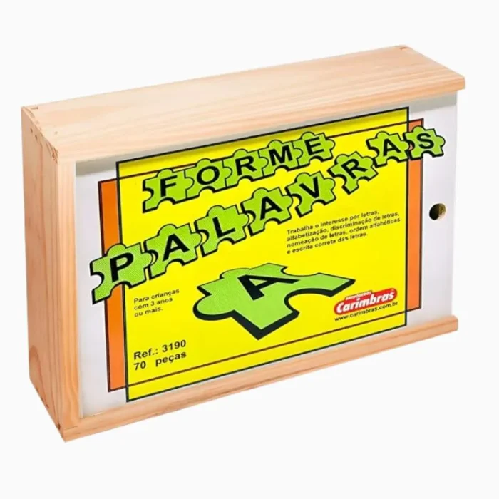 Forme Palavras Quebra-Cabeça Carimbrás - Imagem 1