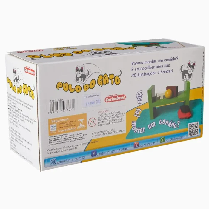 Jogo Pulo do Gato Em Madeira Carimbrás - Imagem 6