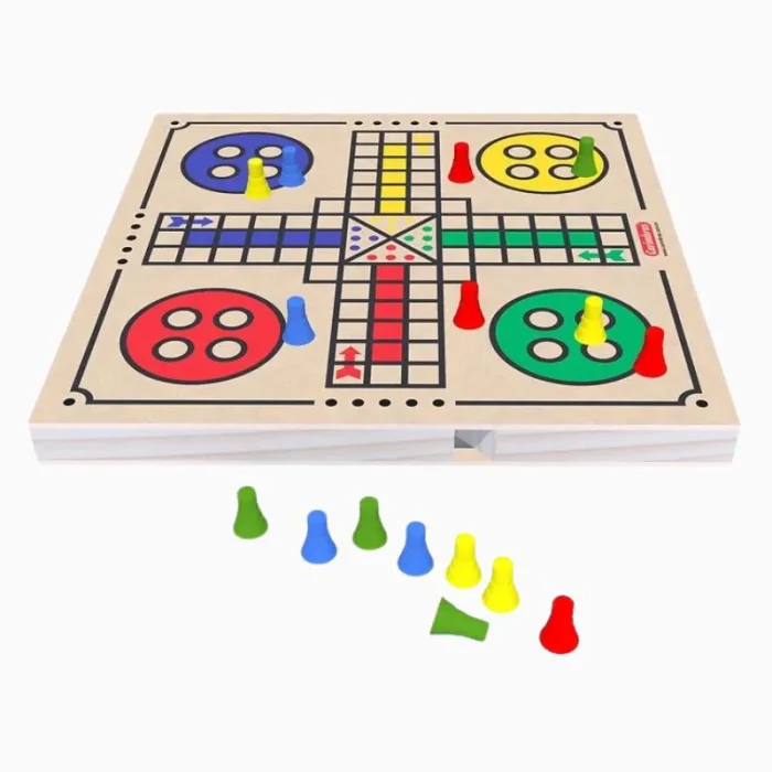 Jogo De Dama E Ludo Em Madeira Carimbrás - Imagem 2