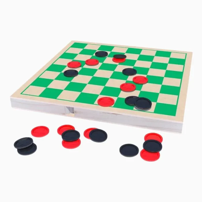 Jogo De Dama E Ludo Em Madeira Carimbrás - Imagem 3
