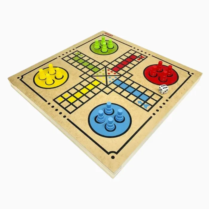 Jogo De Dama E Ludo Em Madeira Carimbrás - Imagem 6