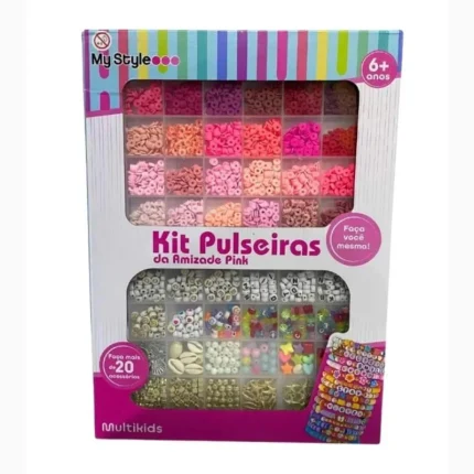My Style Pink Kit De Pulseiras Da Amizade Multikids