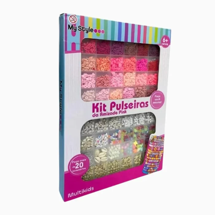 My Style Pink Kit De Pulseiras Da Amizade Multikids - Imagem 5