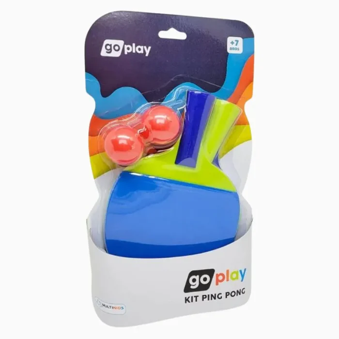 Go Play Kit De Ping-Pong Multikids - Imagem 1