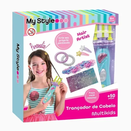Kit My Style Trançador de Cabelo Multikids