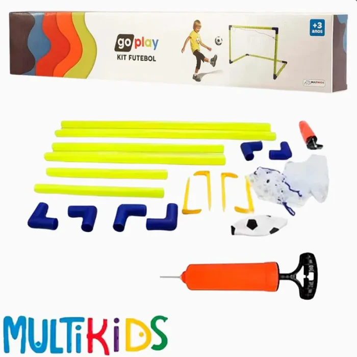 Go Play Kit De Futebol Com Trave Multikids - Imagem 6