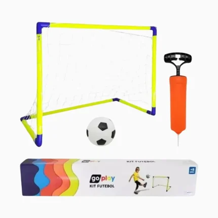 Go Play Kit De Futebol Com Trave Multikids
