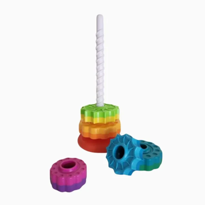 Torre Arco-Íris Primeira Infância 6PÇS Multikids - Imagem 5