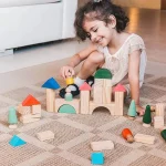 Cidadela Blocos De Montar 32PÇS Em Madeira Lume - Imagem 3