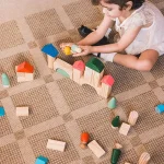 Cidadela Blocos De Montar 32PÇS Em Madeira Lume - Imagem 5