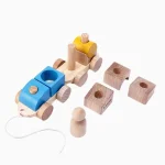 Carretinhas De Encaixe Em Madeira Lume - Imagem 2