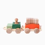 Carretinhas De Transporte Em Madeira Lume