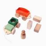 Carretinhas De Transporte Em Madeira Lume - Imagem 2