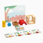 Jogo O Gato E O Passarinho Em Madeira Lume