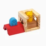 Jogo O Gato E O Passarinho Em Madeira Lume - Imagem 4