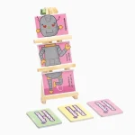 Jogo 3x1 Movimentos e Expressões Em Madeira Lume