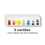 Pessoas Bonequinhos 7PÇS Em Madeira Lume - Imagem 5