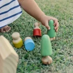 Kit Vilarejo Conjunto De Blocos Em Madeira Lume - Imagem 2