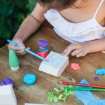 Kit Vilarejo Conjunto De Blocos Em Madeira Lume - Imagem 3