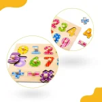 Encaixe Números Com Pinos Em Madeira Tooky Toy - Imagem 6
