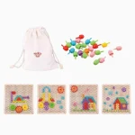 Super Tabuleiro De Encaixe 280PÇS Tooky Toy - Imagem 5