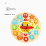 Jogo Relógio De Encaixe Solzinho Tooky Toy - Imagem 7