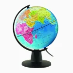 Globo Terrestre Luce Continente 16cm Tecnodidattica