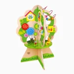 Árvore Sensorial Giratória Em Madeira Tooky Toy - Imagem 5