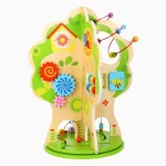 Árvore Sensorial Giratória Em Madeira Tooky Toy - Imagem 7