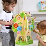 Árvore Sensorial Giratória Em Madeira Tooky Toy - Imagem 3