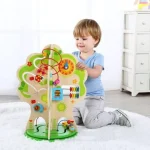 Árvore Sensorial Giratória Em Madeira Tooky Toy - Imagem 4