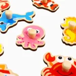 Tabuleiro de Encaixe Mar Com Pinos Tooky Toy - Imagem 6