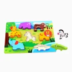 Tabuleiro De Encaixe Floresta Em Madeira Hi Pando - Imagem 3