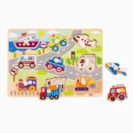 Tabuleiro de Encaixe Veículos Com Pinos Hi Pando - Imagem 2