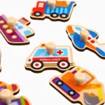 Tabuleiro de Encaixe Veículos Com Pinos Hi Pando - Imagem 3