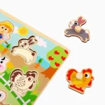 Tabuleiro De Encaixe Fazenda Com Pinos Hi Pando - Imagem 4