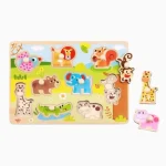 Tabuleiro De Encaixe Floresta com Pinos Hi Pando - Imagem 2