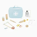Maleta De Médico Com Acessórios Em Madeira Tooky Toy - Imagem 5