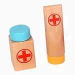 Maleta De Médico Com Acessórios Em Madeira Tooky Toy - Imagem 6