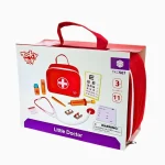 Maleta De Médico Com Acessórios Em Madeira Tooky Toy
