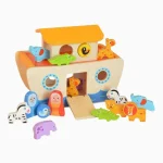 Arca de Noé 18PÇS Em madeira Tooky Toy - Imagem 5