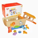 Arca de Noé 18PÇS Em madeira Tooky Toy - Imagem 7