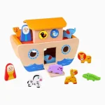 Arca de Noé 18PÇS Em madeira Tooky Toy - Imagem 6