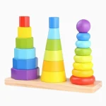 Torre De Encaixe Formas Geométricas Tooky Toy - Imagem 5