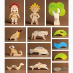 Kit Floresta Amazônica Em Madeira Pachu - Imagem 5