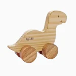 Carrinho Dinossauro Dino Em Madeira Pachu